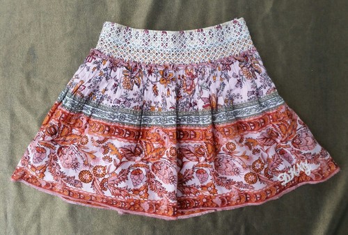 Jupe jupon coton imprimé - jupon,