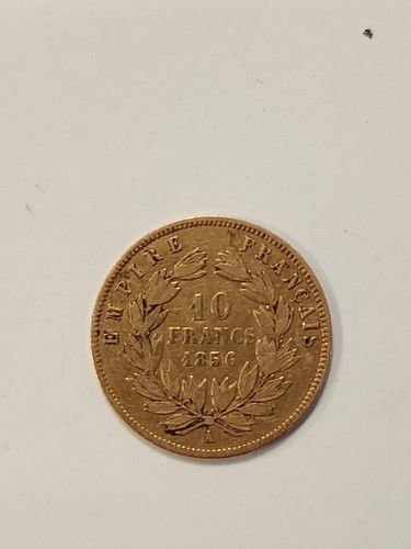 Pièce francs napoléon - or, 10