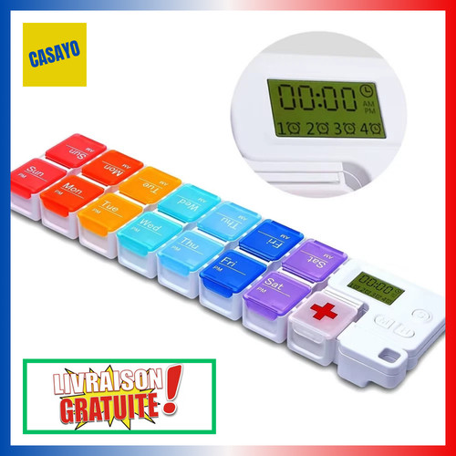 Pilulier jours pm avec - pilulier, 7