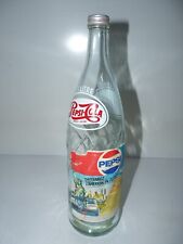 ancienne bouteille pepsi cola 1 litre / découvrez l'amérique / levis new york