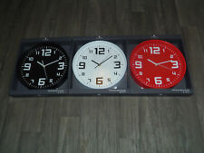 PENDULE MURALE SILENCIEUSE ATMOSPHERA 30 CM - COULEUR AU CHOIX , HORLOGE