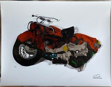 César Baldaccini sérigraphie signée nouveaux réalistes compression Moto