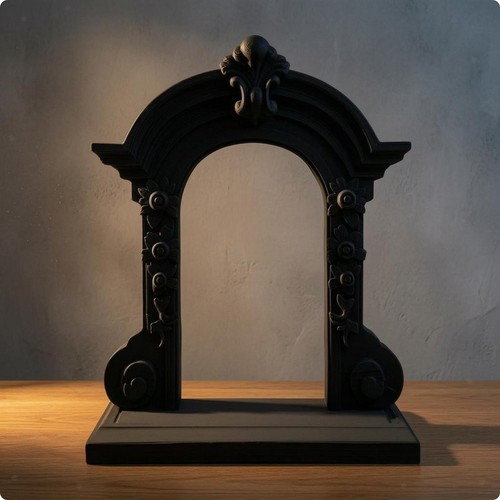 Fenêtre miniature cintrée - , de