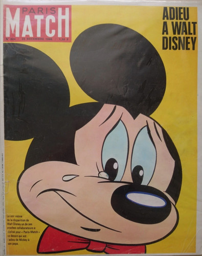 Paris match 924 - paris, mickey