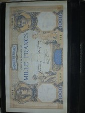 BILLET  1000 FRANCS 28 juillet