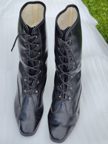 Chaussures bottines cuir noir - chaussures,