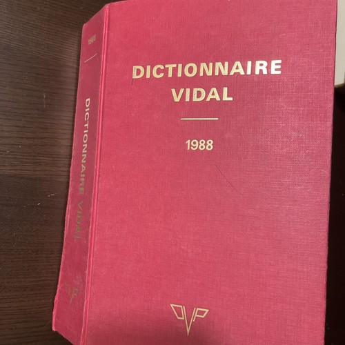 Dictionnaire vidal 1988 - -,