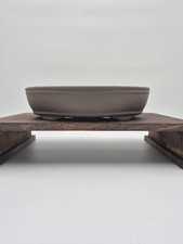 Pot à bonsaï ovale 34 x 25,5 x 8 cm Marron