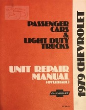 Chevrolet 1979 Atelier Manuel