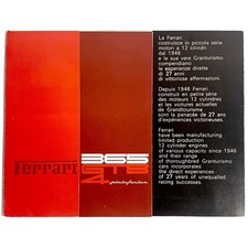 FERRARI 365GTB4 DAYTONA 73/72 / folder brochure 10p / IT FR EN