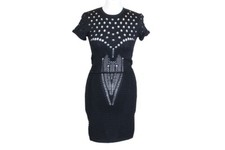 ROBE BALMAIN COL ROND AJOURE A