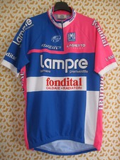 Maillot cycliste Lampre Fondital 2007 Santini Jersey cycling Vintage - XXL