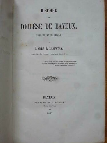 Histoire diocèse de - histoire,