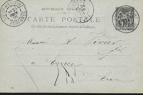 Entier postal carte - ,