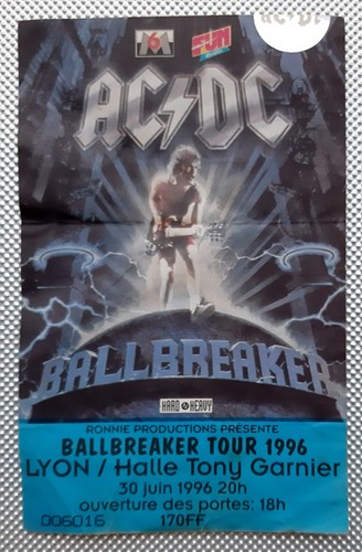 Ticket billet used stub place - billet,