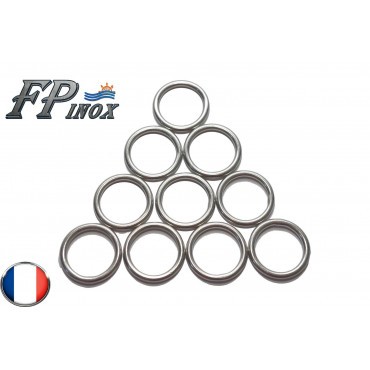 Anneaux inox rond 24 mm - inox, x
