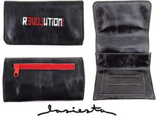 Blague à tabac LASIESTA NOIR REVOLUTION - Regular courte ou Slim longue