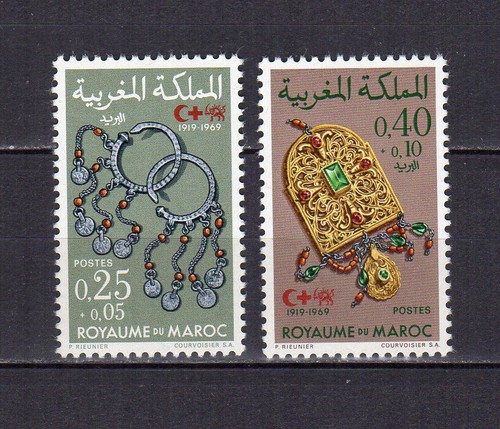 Maroc 1969 croissant rouge - maroc, croissant-rouge