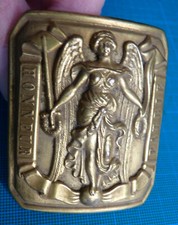 Belle PLAQUE ou BOUCLE de CEINTURON INFANTERIE HONNEUR PATRIE, époq 3 République