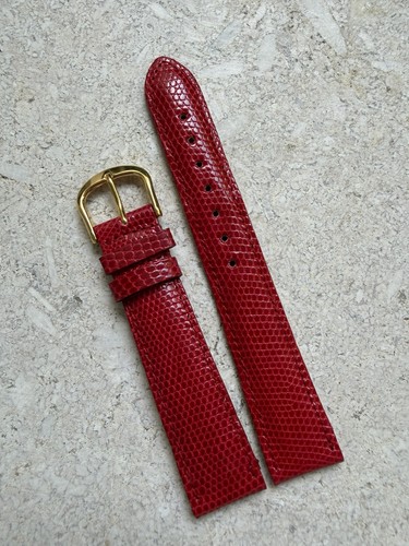 Bracelet montre cuir lézard