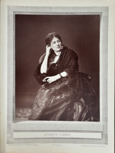 Juliette lamber romancière - lamber,