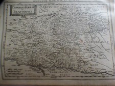 gravure Lionnois foresti et beauiolois Lugdunum provincia civitas  debut XVIIeme