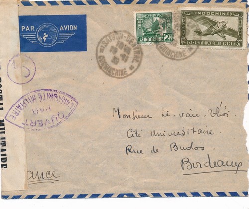 Lettre saigon cochinchine - lettre,