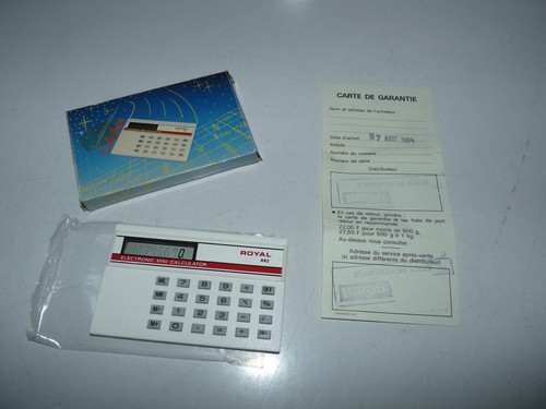 Ancienne calculatrice royal - ancienne,