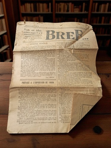 Journal ancien bref - "bref", 1925