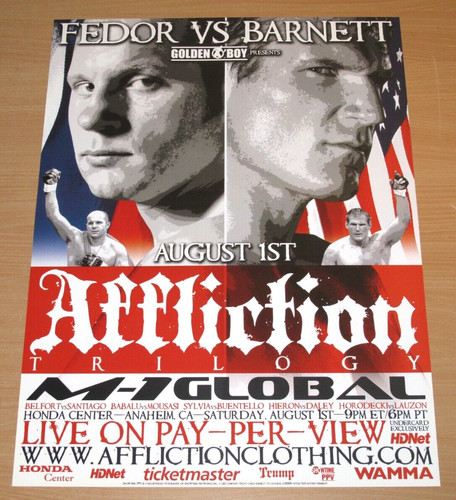 Affliction poster fedor - poster,