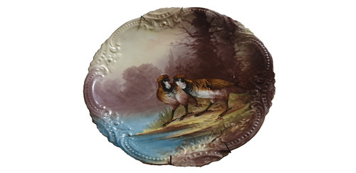 Plat décoratif porcelaine - en,