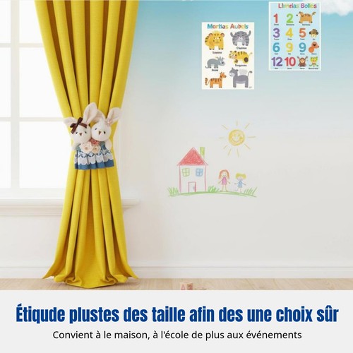 Embrasse rideau lapin ourson - lapin,