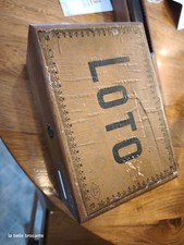 ancien jeu de loto boite en