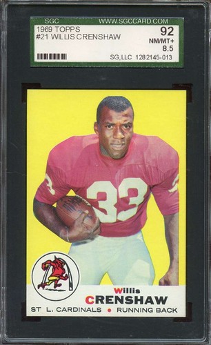 1969 topps willis crenshaw - 1969,