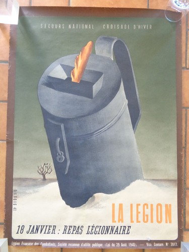 Affiche ancienne 1941 legion - ancienne,