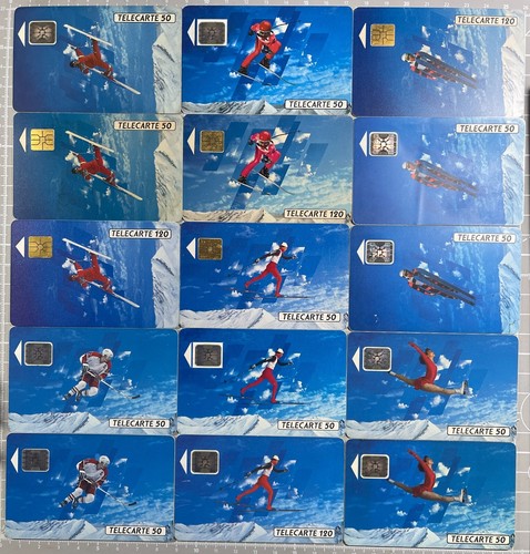Télécartes xvième jeux - télécartes,