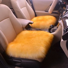 2PCS Faux Mouton Laine Longue