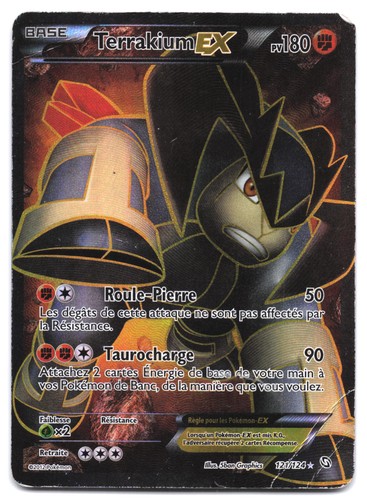 Carte pokémon terrakium - carte, ex