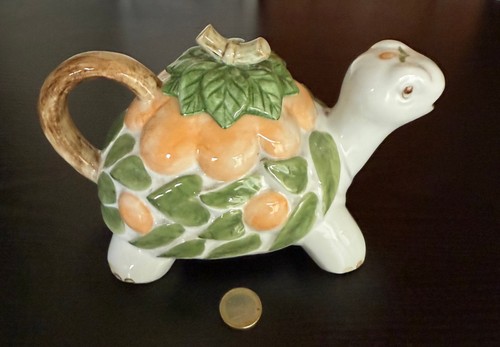 Theiere tortue hand painted - tortue/,