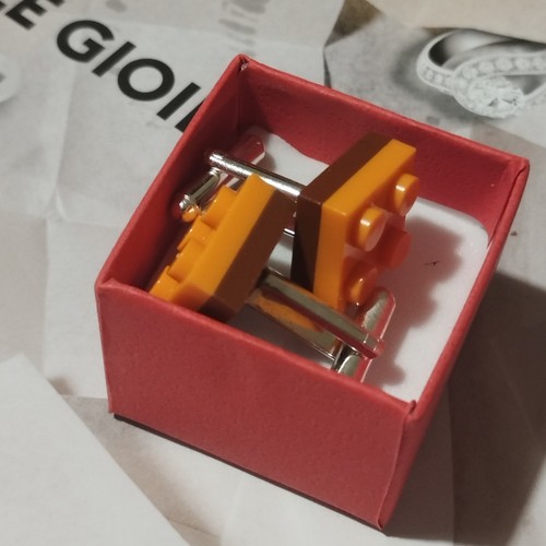 Lego cufflinks gemelli da - cufflinks,