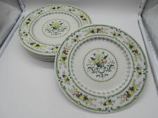 01 ) 6 GRANDES ASSIETTES EN PORCELAINE ANGLAISE  ROYAL DOULTON MODÈLE PROVENCAL
