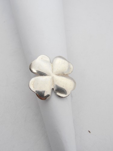 Trèfle bague argent 925 - trèfle,