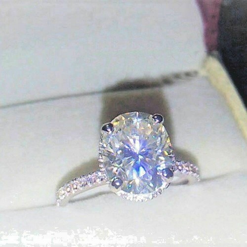 Bague fiançailles or - en,