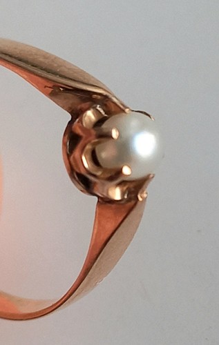 Bague 18k poinçon tête - bague,