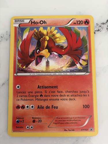 Pokémon jcc carte 120 - pokémon, ho-oh