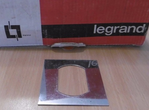 Plaque simple inox legrand - 1,