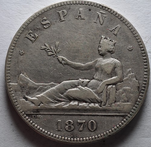 Espagne pesetas 1870 - espagne,