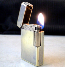 Briquet ancien * ST Dupont Essence * Vintage Fuel Lighter Feuerzeug Accendino