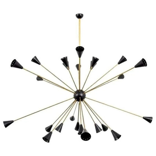 Plafonnier laiton moderne - plafonnier,