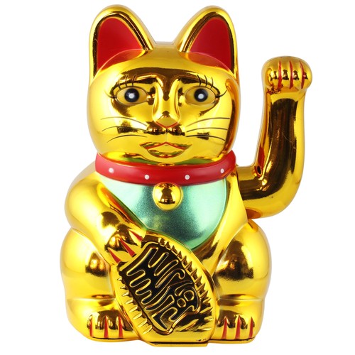 Chat chanceux signe - , porte